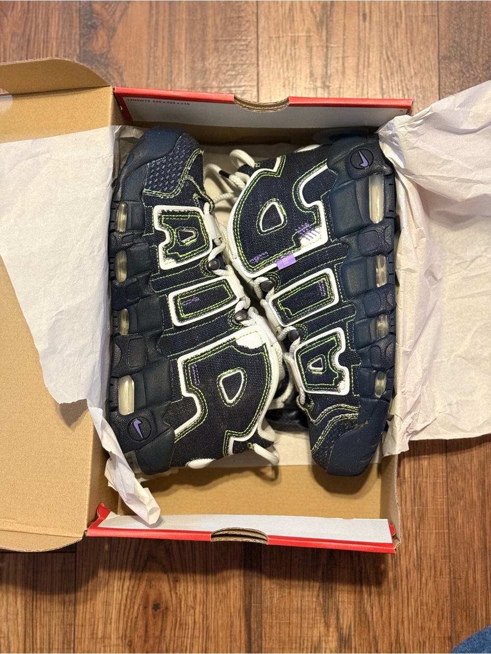 Nike Serena Williams Design Crew x Women's Air More Uptempo Denim Shoes - Picture 6 of 8
